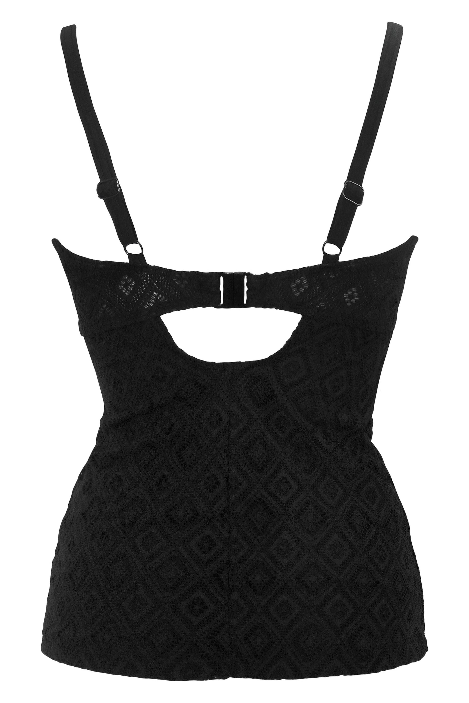 Pour Moi Black Summer Breeze Underwired Tankini - Image 5 of 5