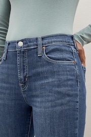 Gap Mid Indigo Blue Stretch High Waisted True Skinny Jeans - Image 3 of 6