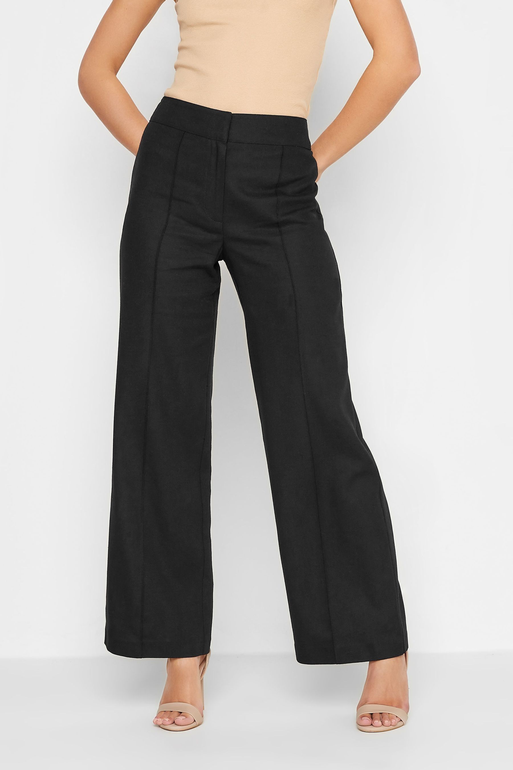 Next petite linen trousers shop