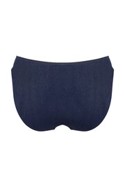 Pour Moi Blue Adelaide Denim V Bikini Brief - Image 5 of 5