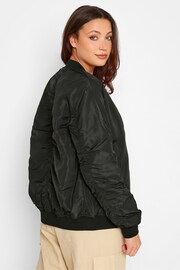 Long Tall Sally Black Bomber Jacket - Image 4 of 4