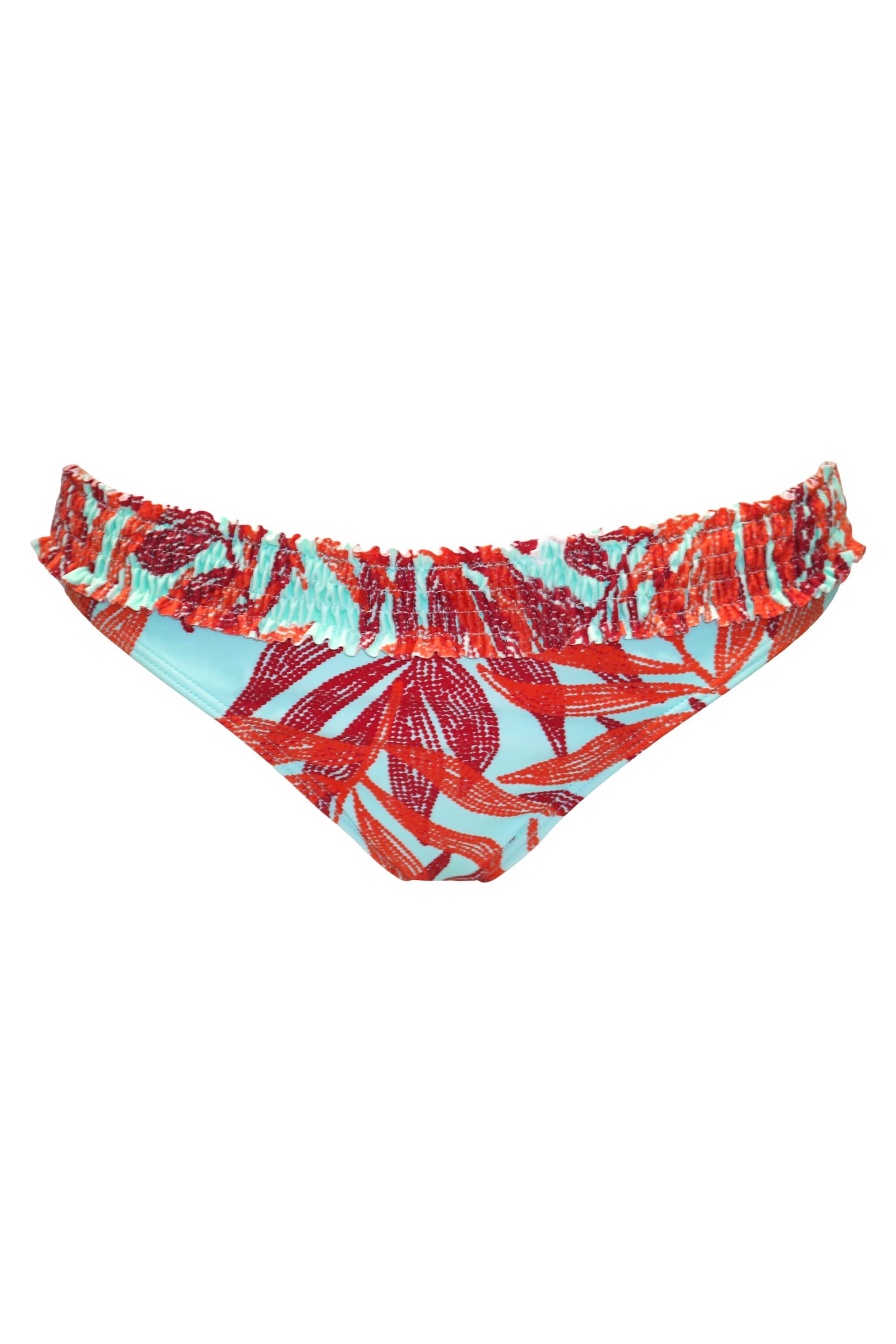 Pour Moi Blue/Red Free Spirit Frill Waist Brief - Image 4 of 5