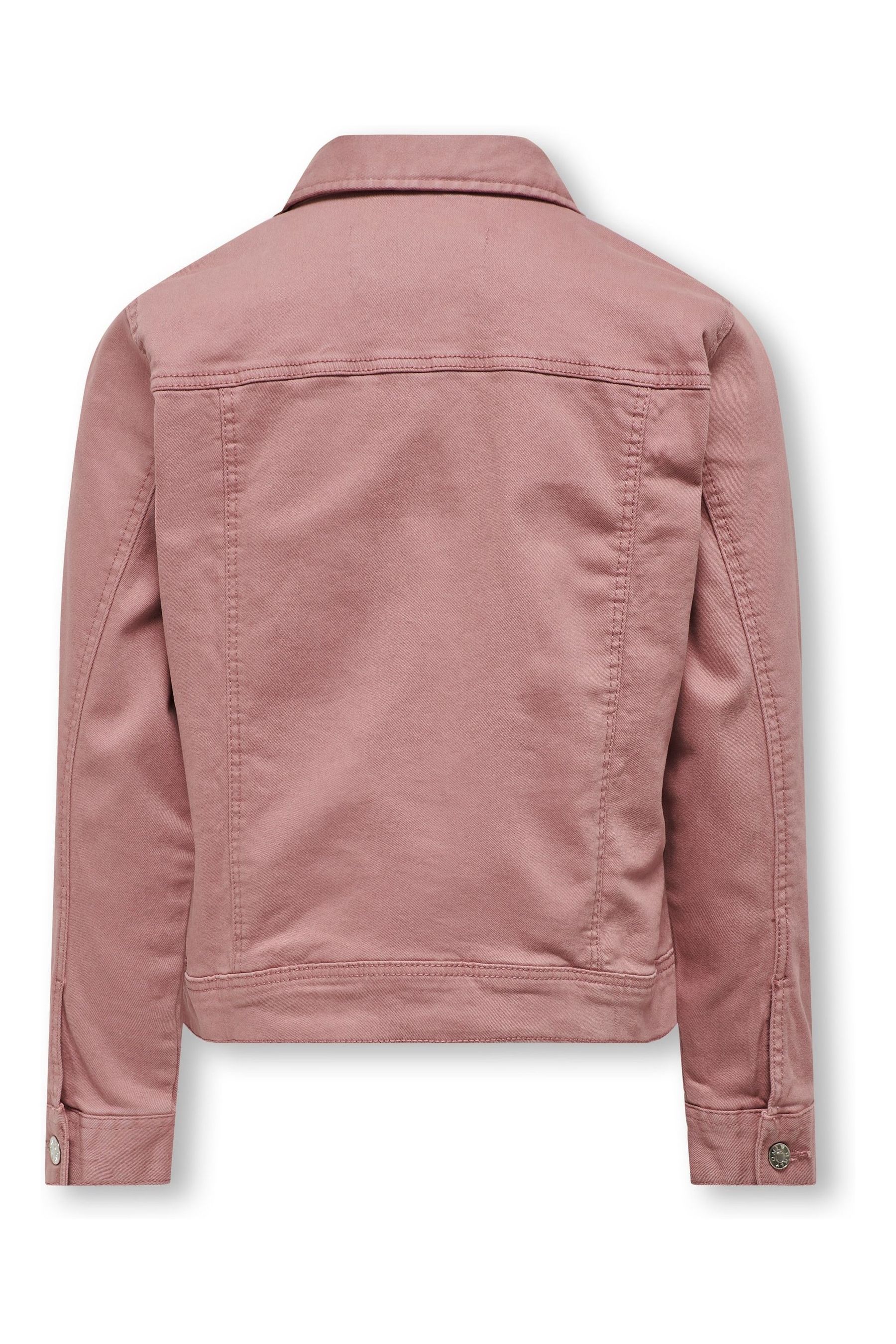 Buy ONLY KIDS Light Pink Denim Jacket from Next Luxembourg