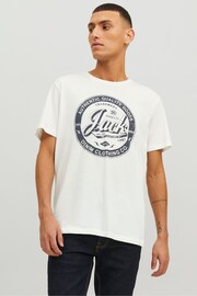 JACK & JONES Cloud Printed Logo TShirt - Image 1 of 5