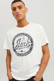 JACK & JONES Cloud Printed Logo TShirt - Image 3 of 5