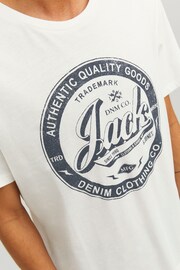 JACK & JONES Cloud Printed Logo TShirt - Image 4 of 5