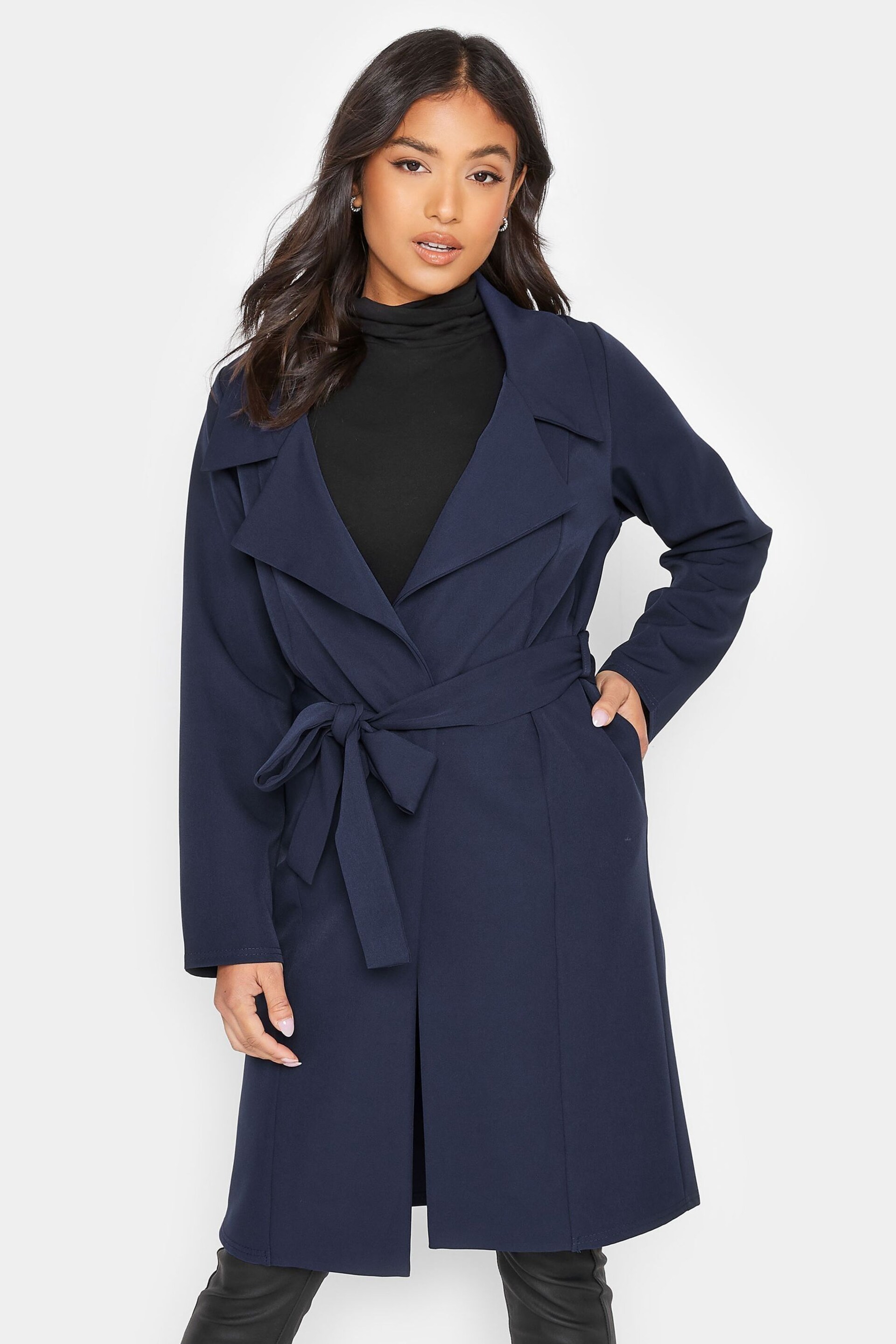 PixieGirl Petite Blue Duster Coat - Image 2 of 5