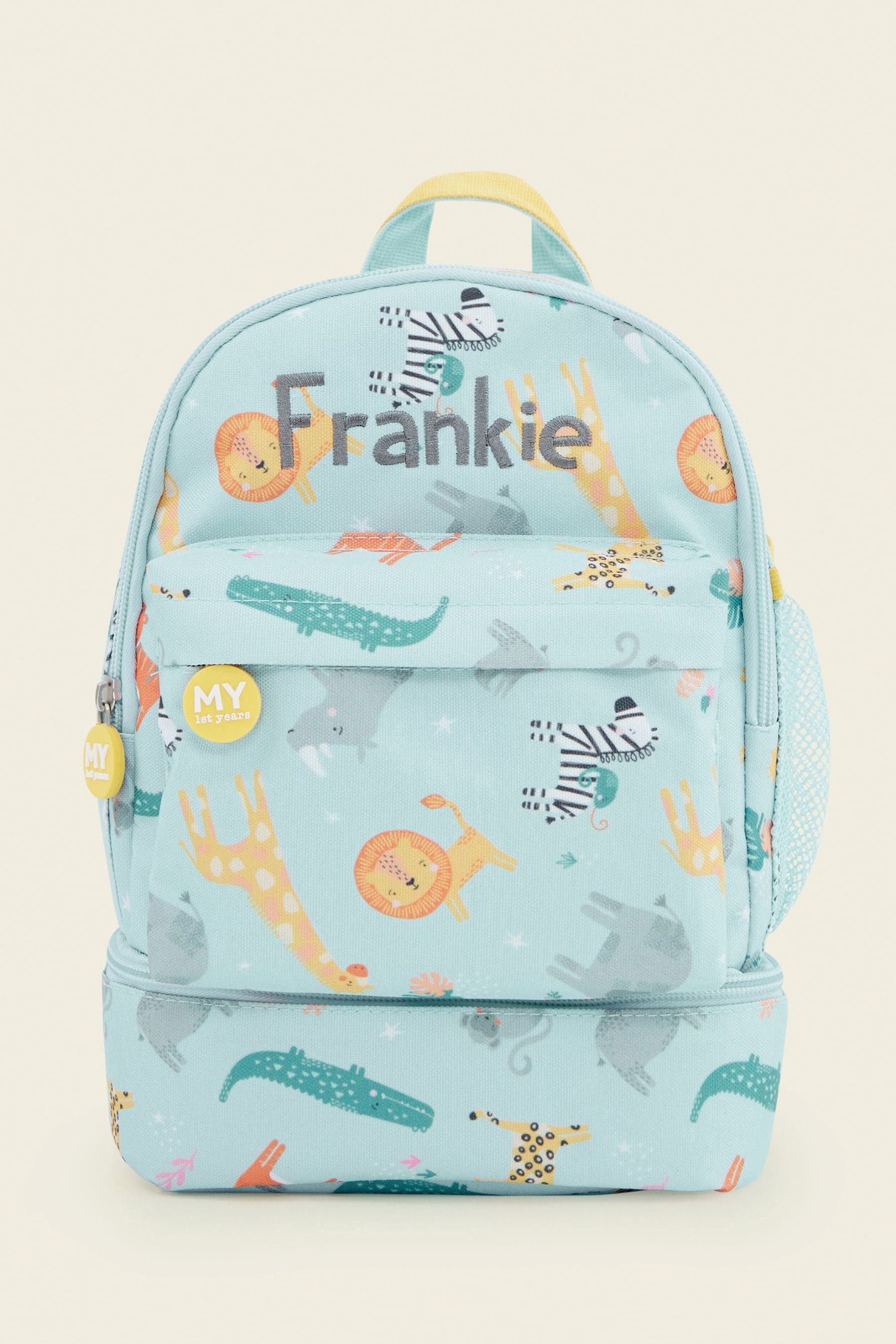 Personalised Compartment Mini Backpack Safari By My 1St Years