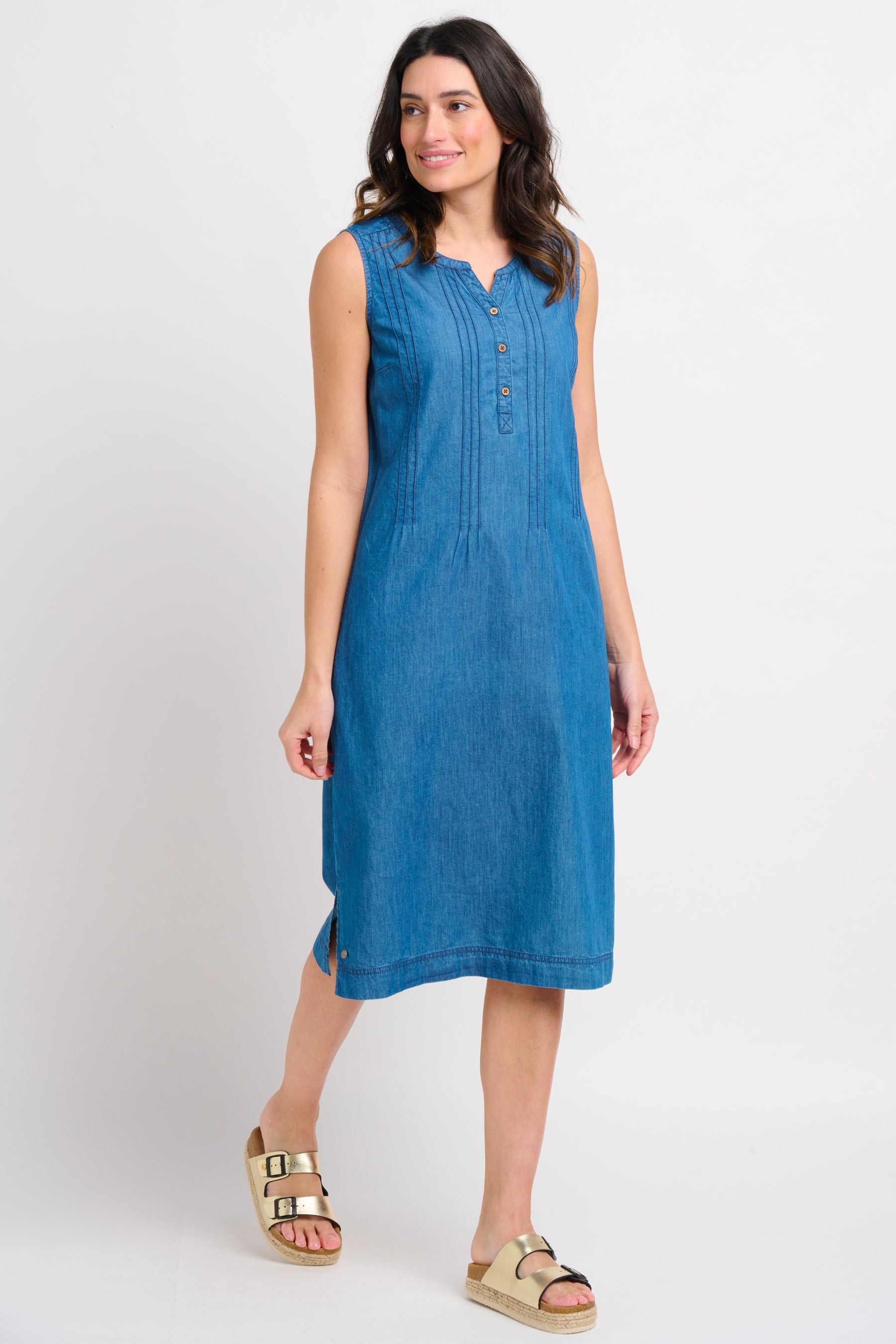 Buy Brakeburn Blue Lara Midi Dress from Next Luxembourg