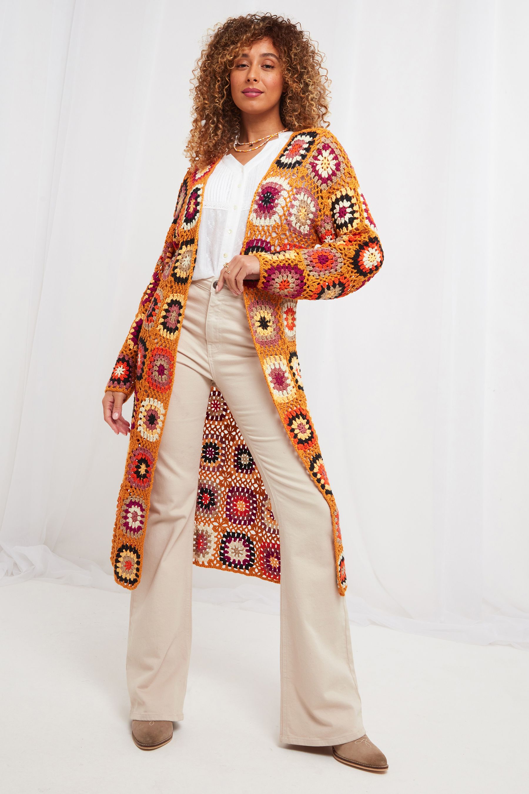Buy Joe Browns Yellow Joe s Favourite Crochet Cardigan from Next Austria