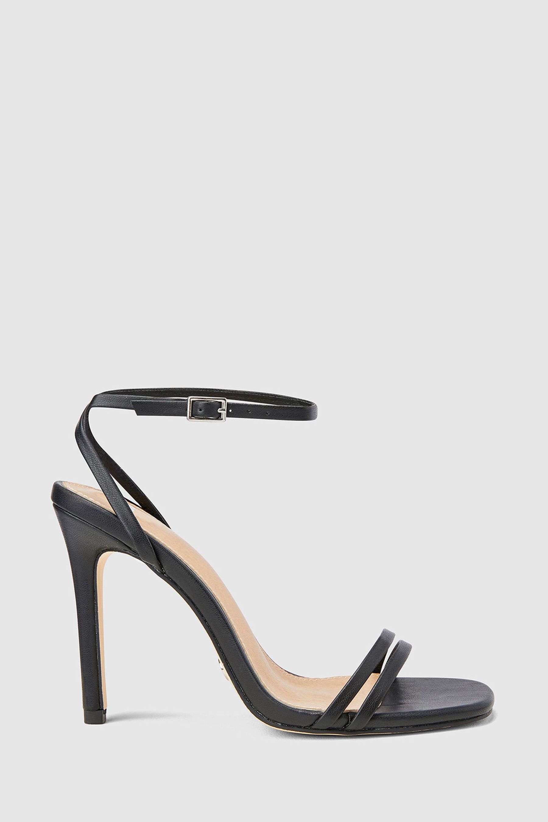 Buy Novo Black Mckenna Strappy Stiletto Heels from Next Luxembourg