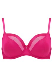 Pour Moi Pink Non Padded Viva Luxe Underwired Bra - Image 4 of 5