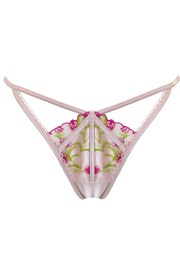 Pour Moi Soft Pink India Embroidery V Thong - Image 4 of 5