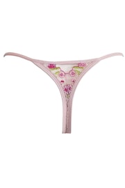 Pour Moi Soft Pink India Embroidery V Thong - Image 5 of 5
