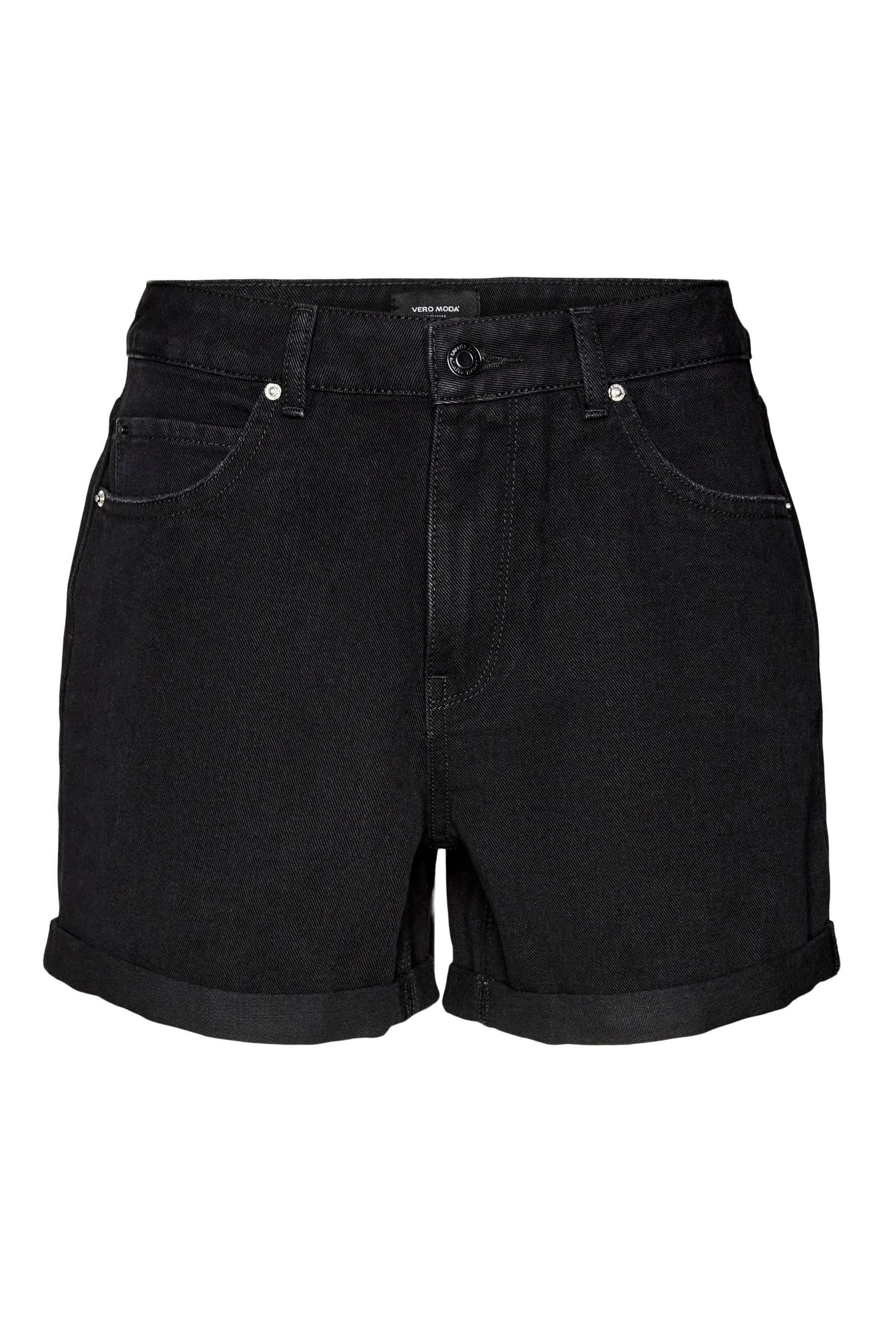 Buy VERO MODA Black Mom Denim Shorts from Next Luxembourg
