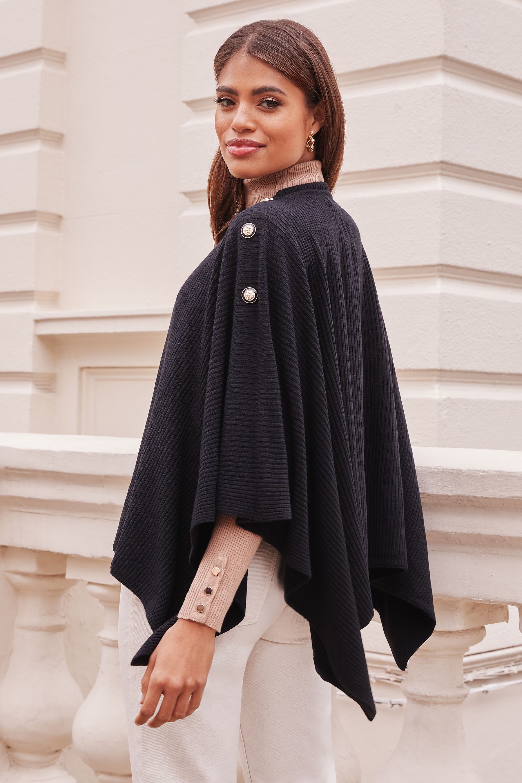Lipsy cape jacket clearance