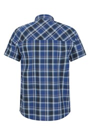 Mountain Warehouse Blue Weekender Mens Cotton Shirt - Image 3 of 5