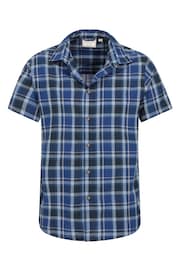 Mountain Warehouse Blue Weekender Mens Cotton Shirt - Image 5 of 5