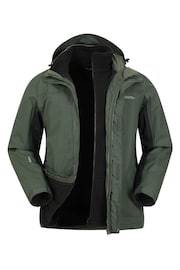 Mountain Warehouse Green Thunderstorm 3 in 1 Jacket -  Mens - Image 1 of 5