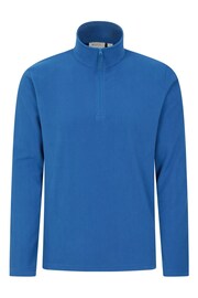 Mountain Warehouse Blue Camber Half-Zip Fleece - Mens - Image 1 of 5