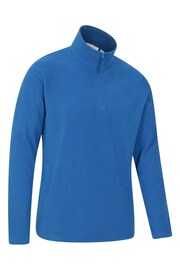 Mountain Warehouse Blue Camber Half-Zip Fleece - Mens - Image 2 of 5