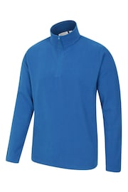Mountain Warehouse Blue Camber Half-Zip Fleece - Mens - Image 3 of 5
