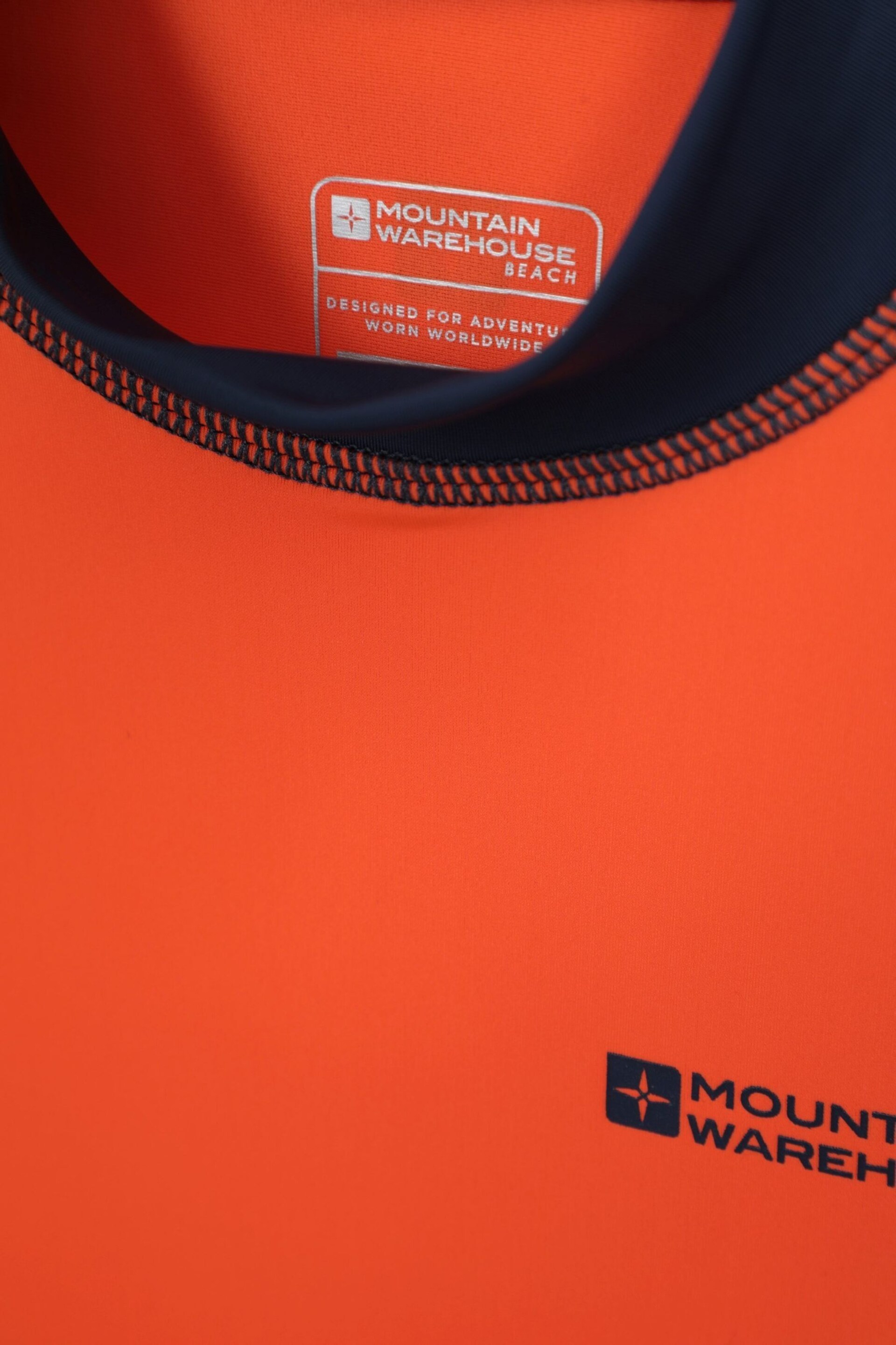 Mountain Warehouse Orange Kids Long Sleeved Rash Vest - Image 4 of 4