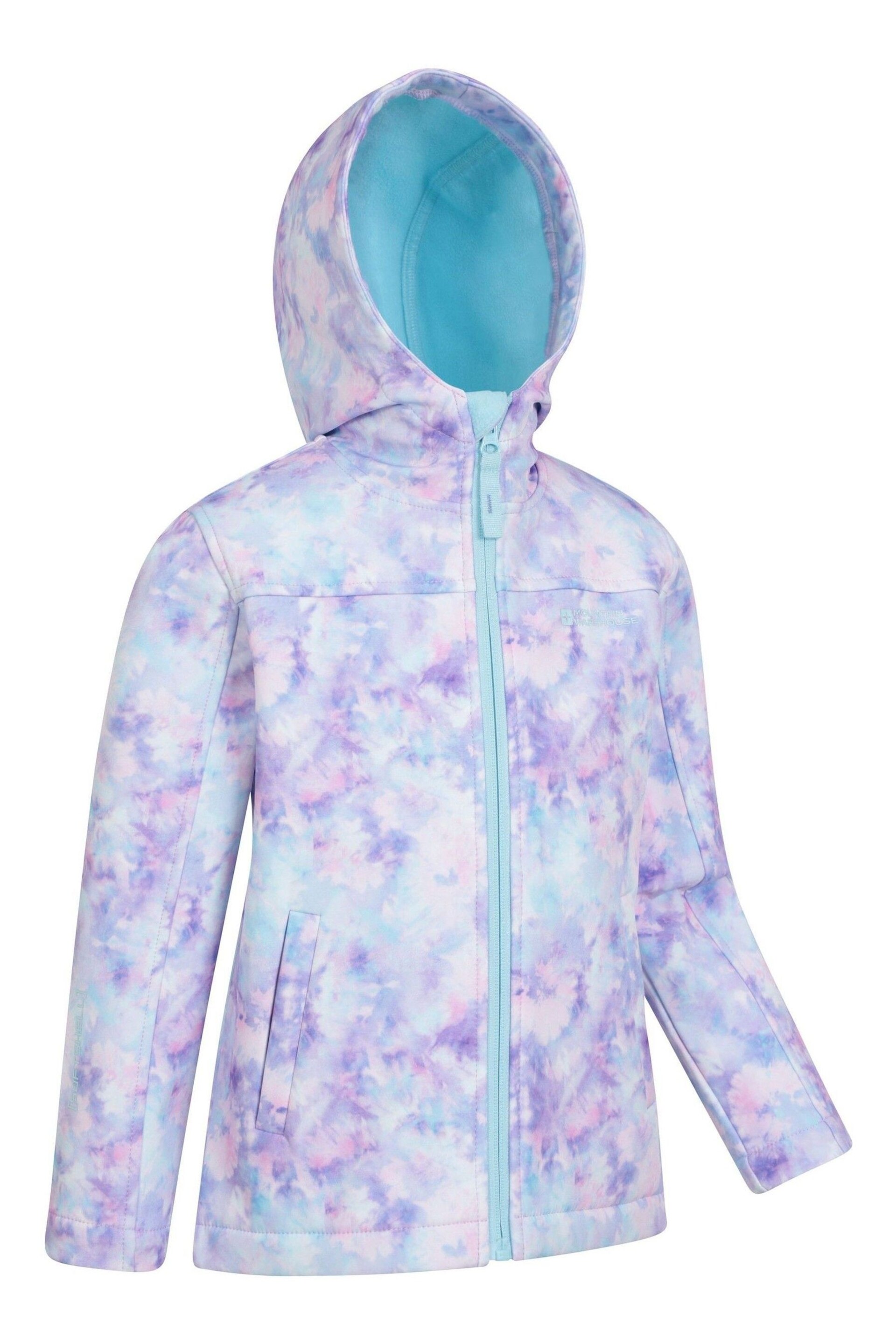 Mountain Warehouse Purple Exodus Water Resistant Softshell - Kids - Image 4 of 5