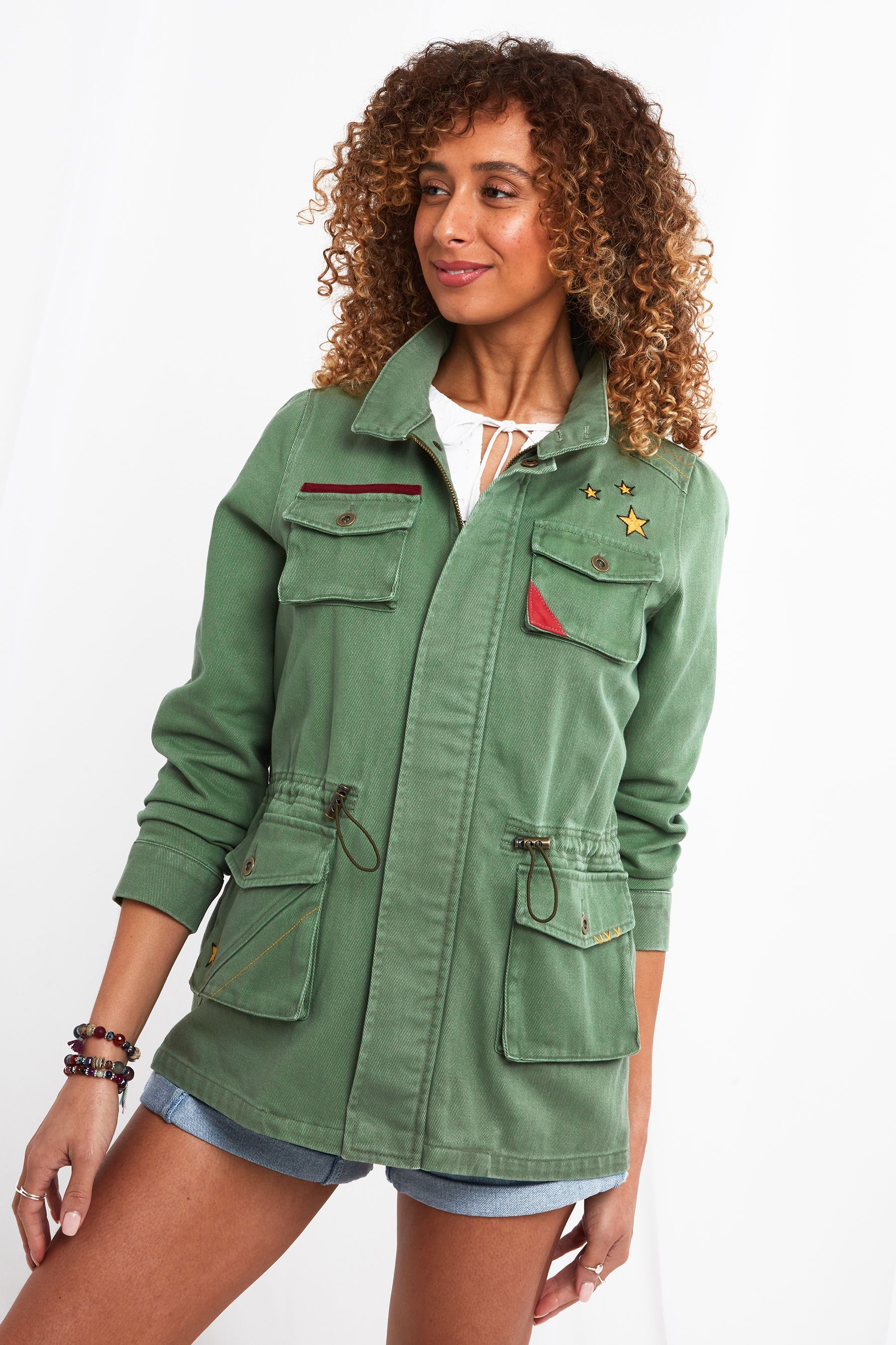 Buy Joe Browns Green Cool and Casual Embroidered Jacket from Next Luxembourg