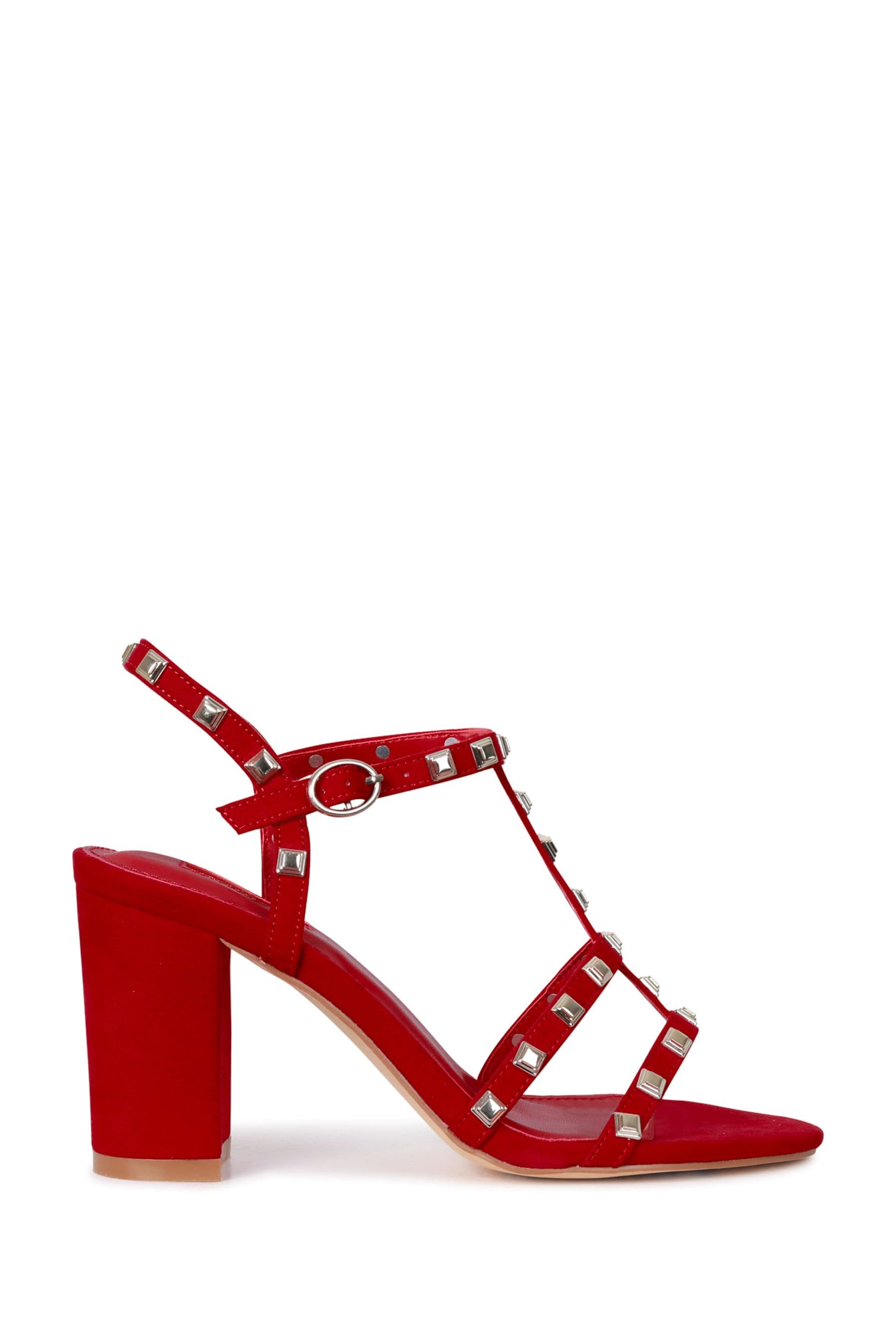 Linzi studded block heels cheap