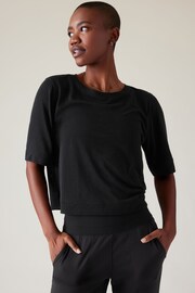 Athleta Black Breezy Serene T-Shirt - Image 1 of 6
