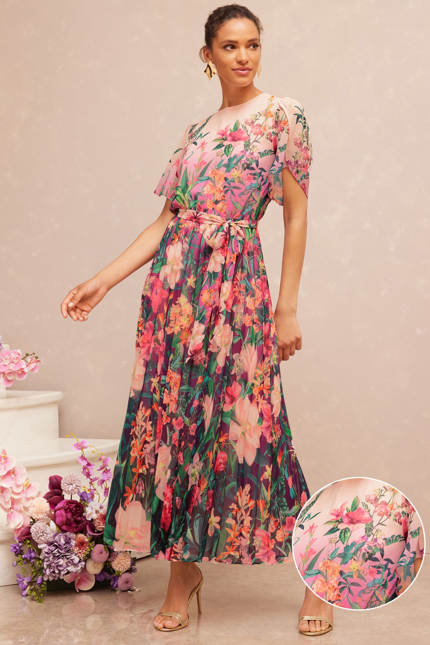 Next pink floral dress online
