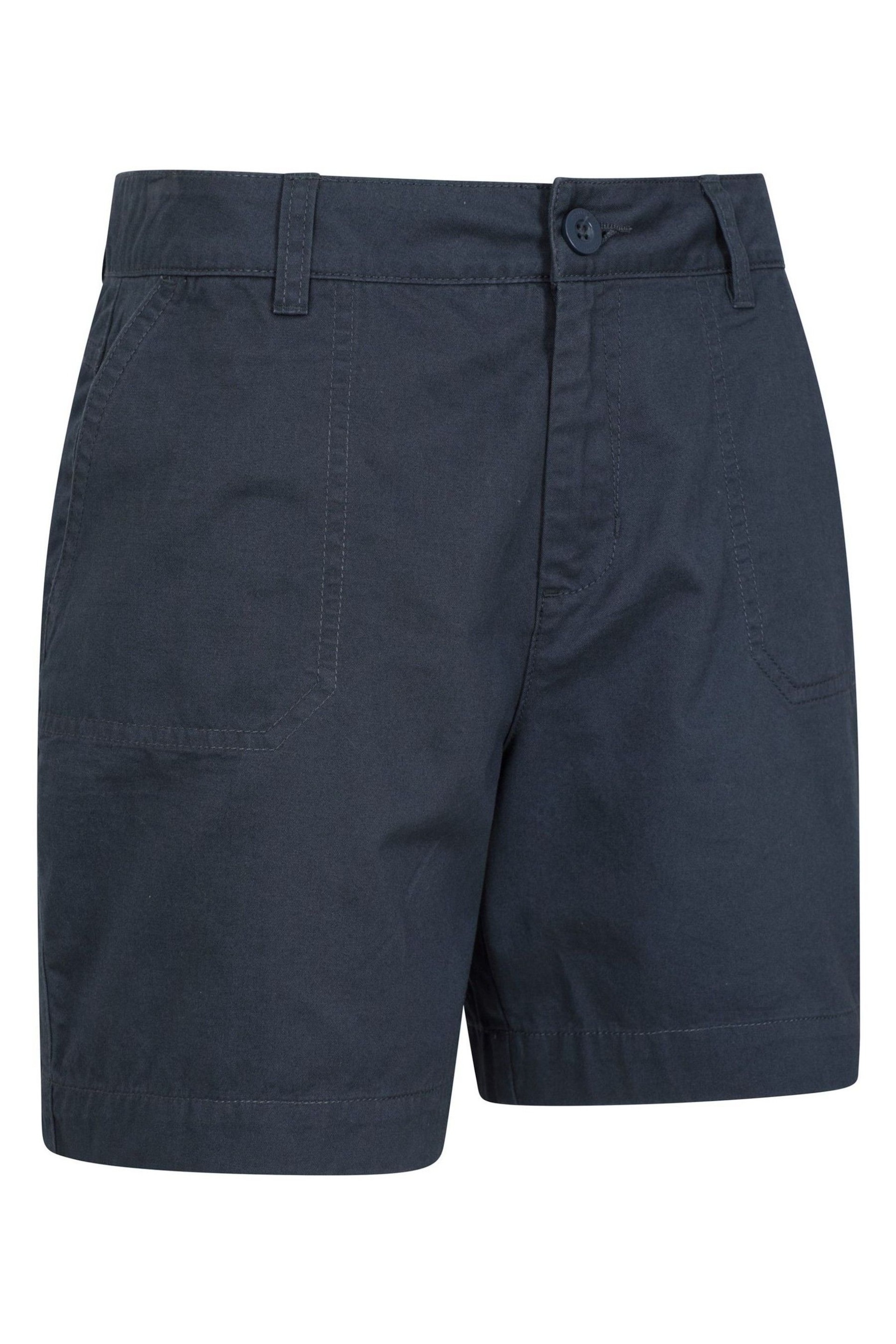 Mountain Warehouse Blue Bayside 100% Organic Cotton Womens Shorts - Image 2 of 6