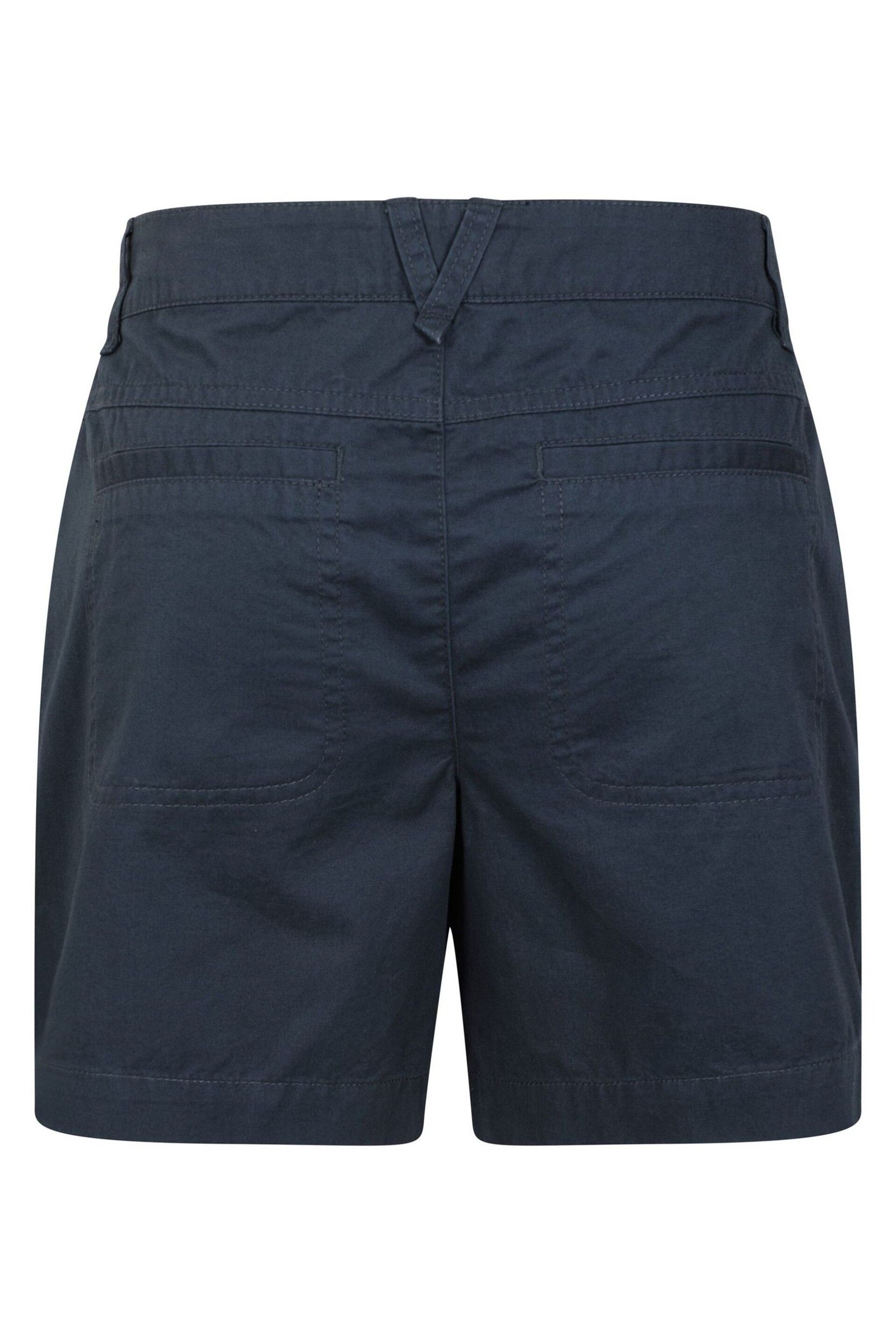 Mountain Warehouse Blue Bayside 100% Organic Cotton Womens Shorts - Image 3 of 6