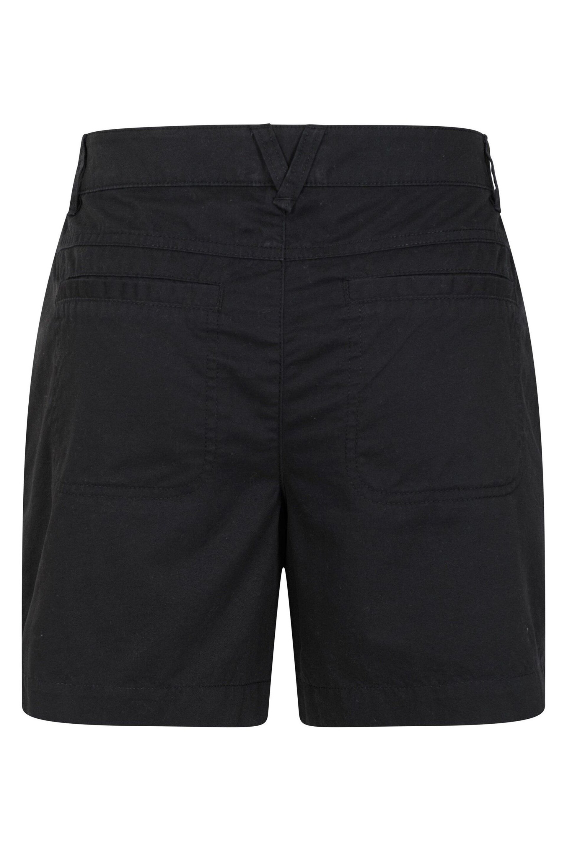 Mountain Warehouse Black Bayside 100% Organic Cotton Womens Shorts - Image 3 of 6