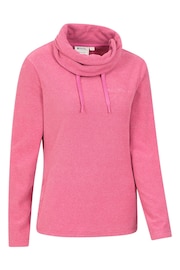 Mountain Warehouse Pink Hebridean Cowl Neck Fleece - Womens - Image 2 of 5