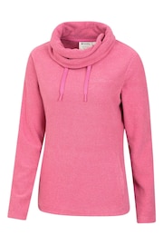 Mountain Warehouse Pink Hebridean Cowl Neck Fleece - Womens - Image 4 of 5