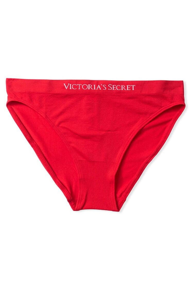 Victoria's Secret Red Lipstick Bikini Knickers - Image 3 of 3