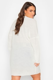 Yours Curve White Pointelle Cardigan - Image 2 of 4