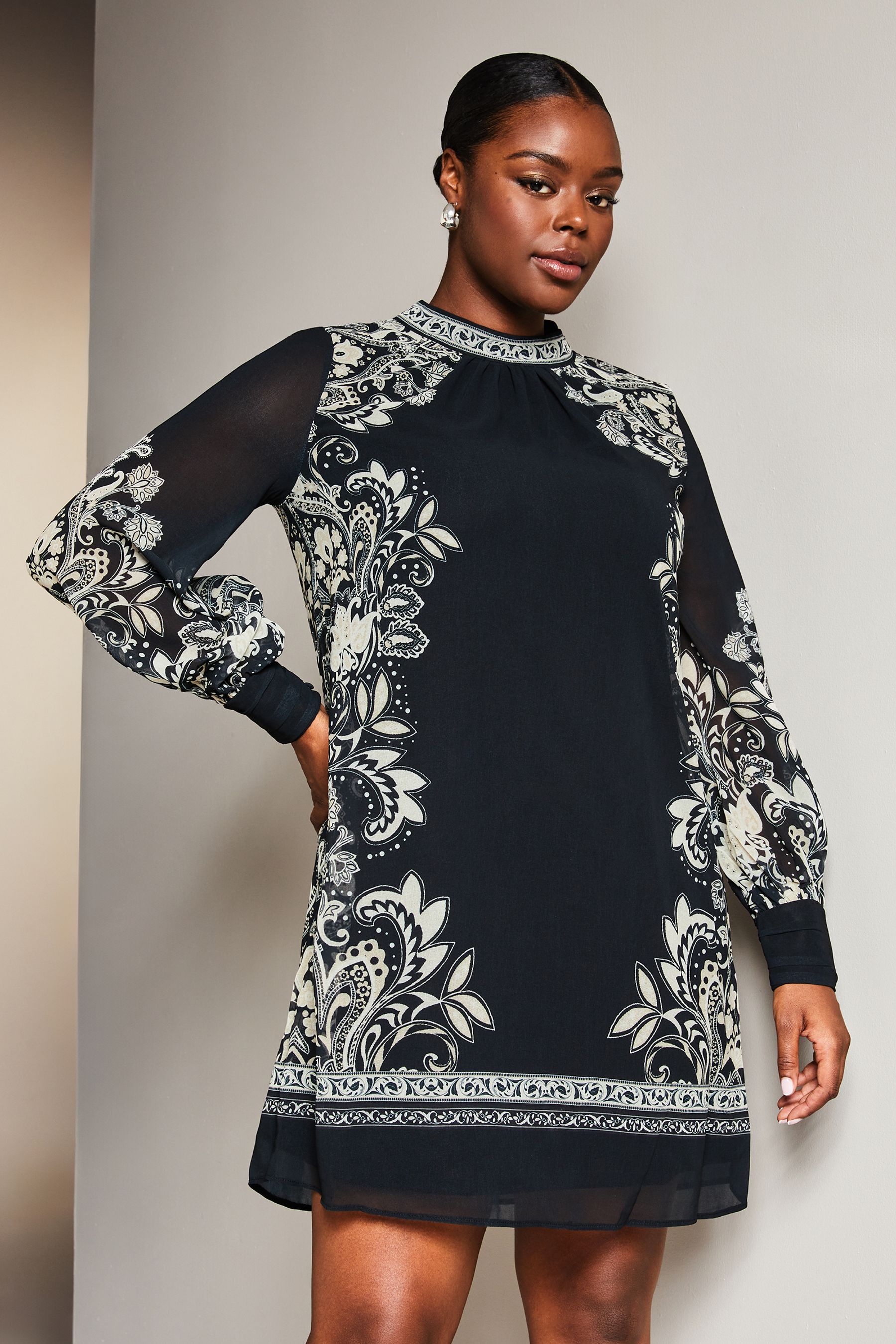 Long sleeve lipsy dress cheap