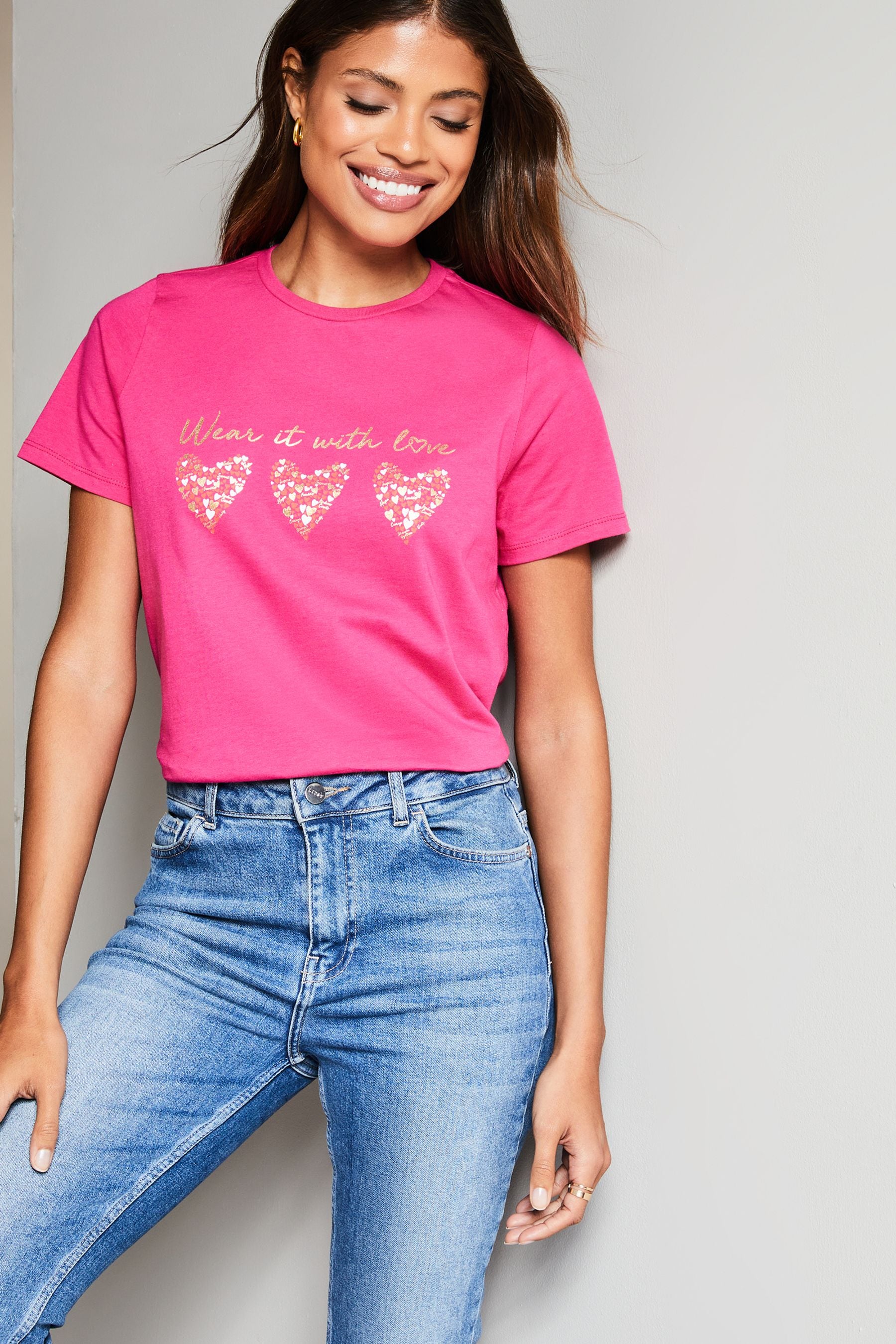 Pink shirt womens cheap
