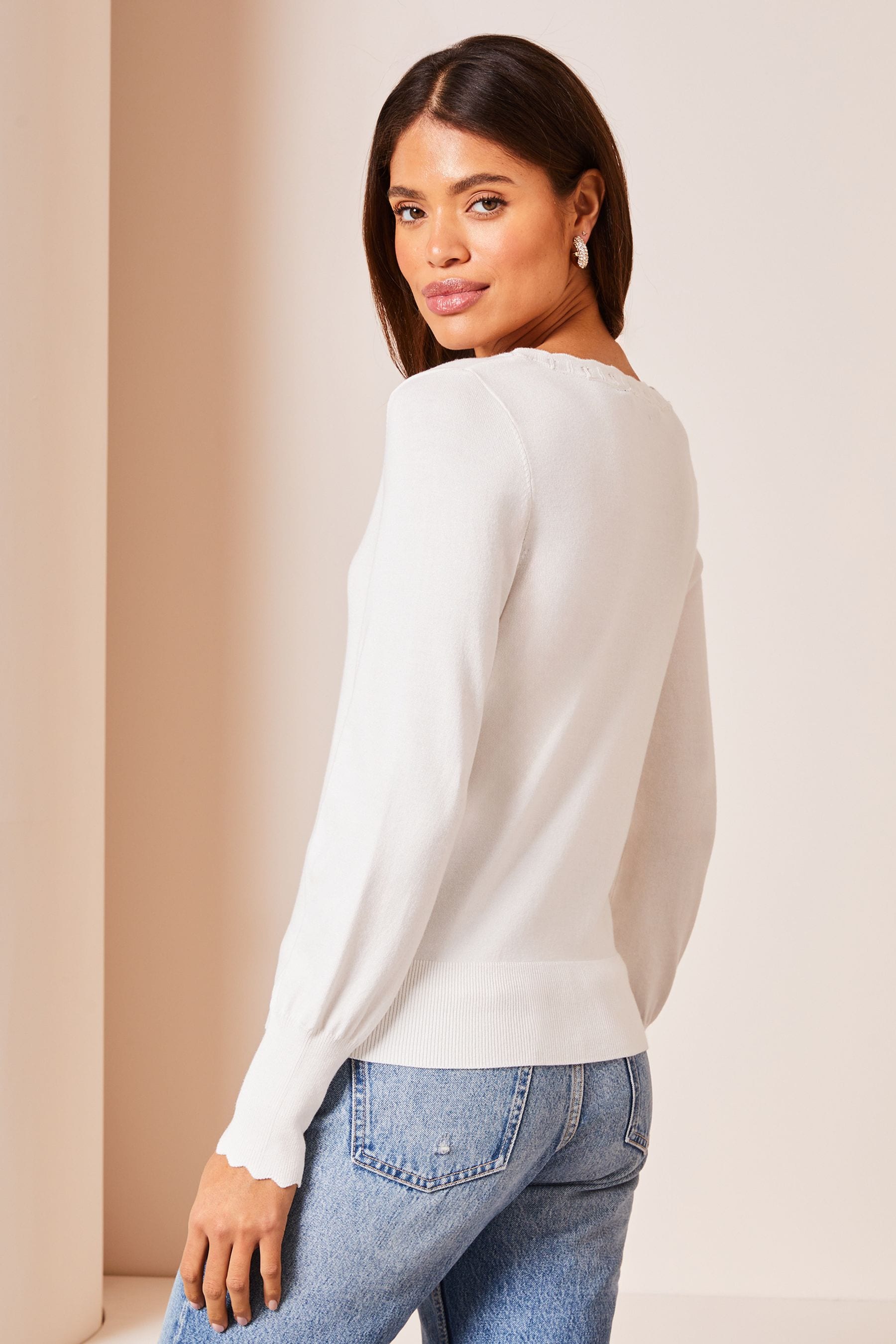 Lipsy white cardigan store