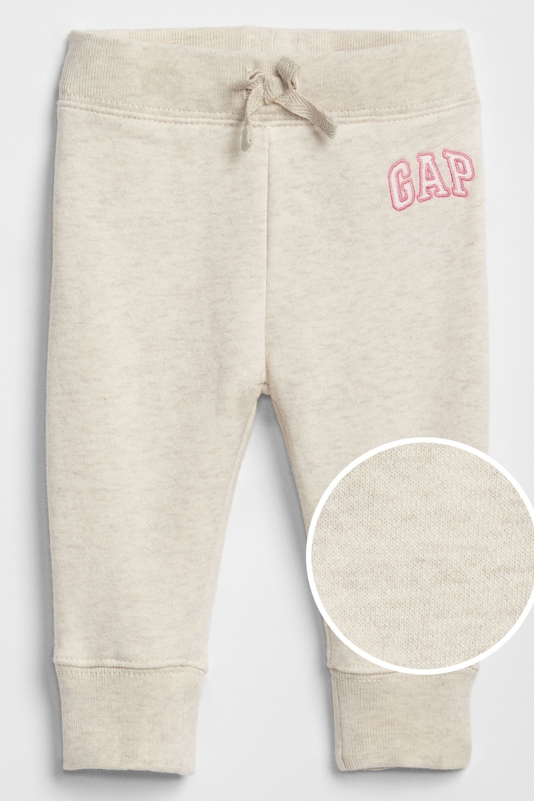 Gap Grey Logo Fleece Trousers (Newborn - 6yrs) - Image 5 of 5