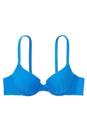 Victoria's Secret Shocking Blue Fishnet Padded Swim Bikini Top - Image 3 of 3