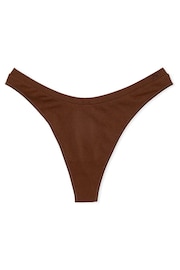 Victoria's Secret PINK Nude Ganache Thong Knickers - Image 1 of 1