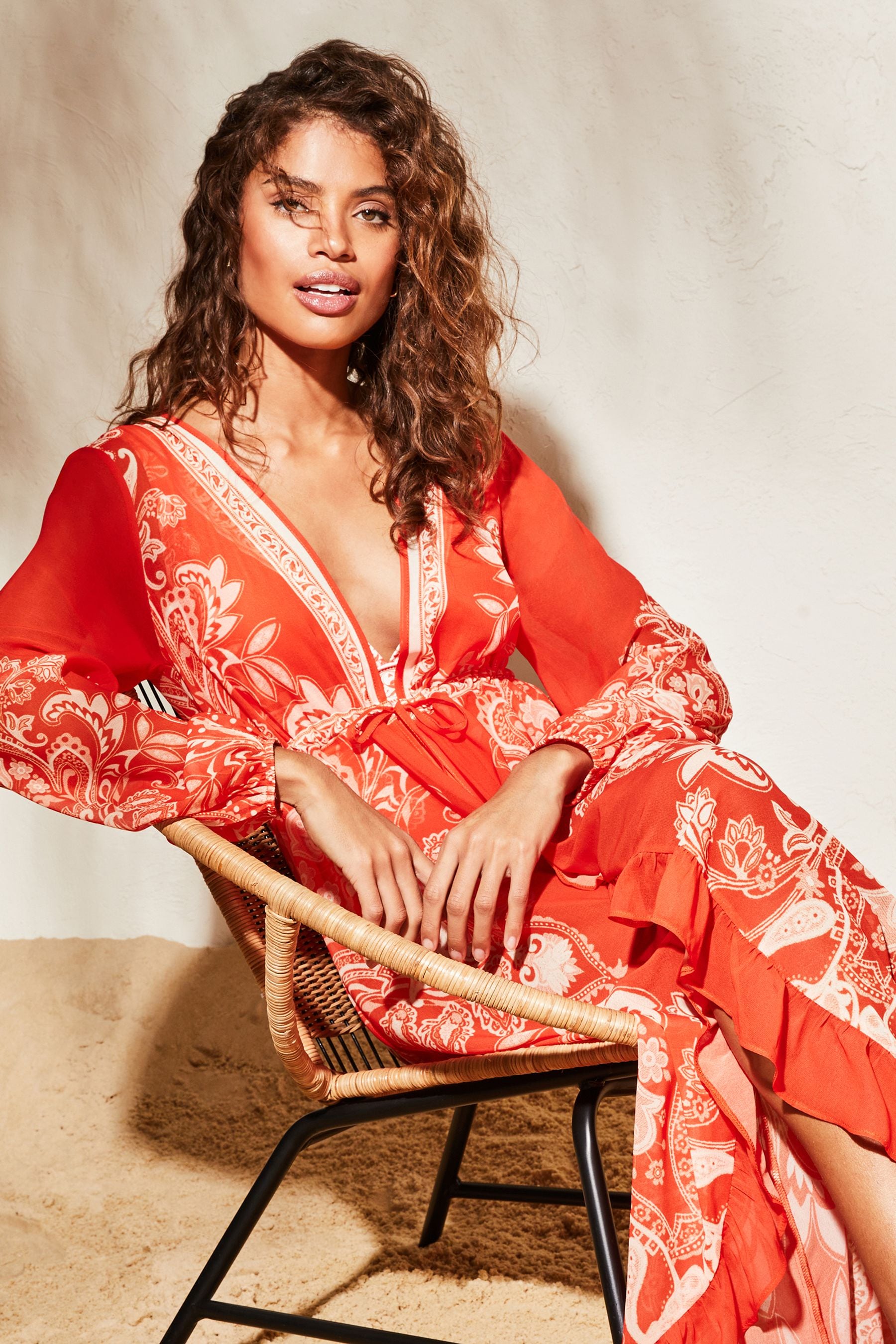 Lipsy mirror kimono sleeve dress new arrivals
