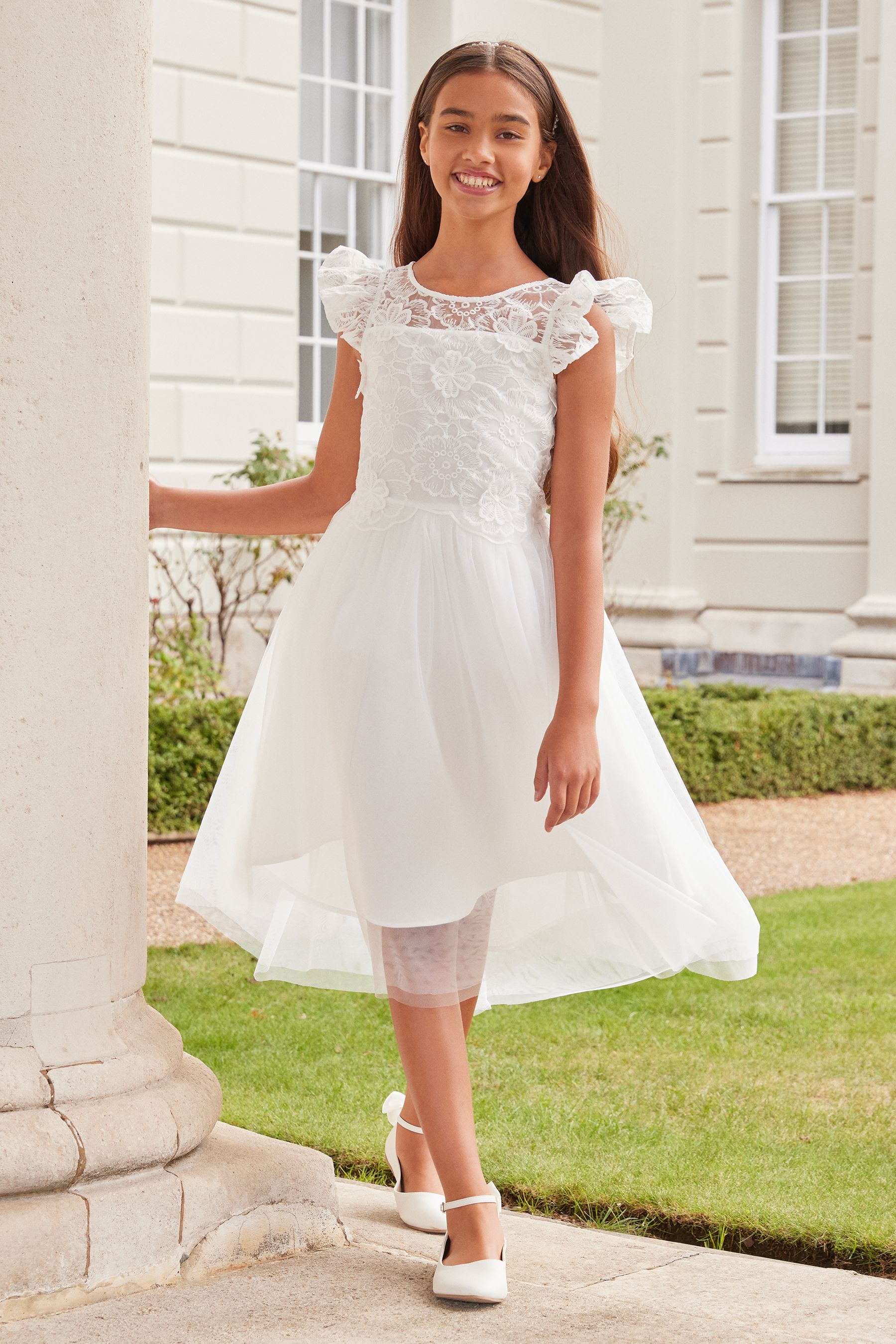 Lipsy girl lace tie belt dress online