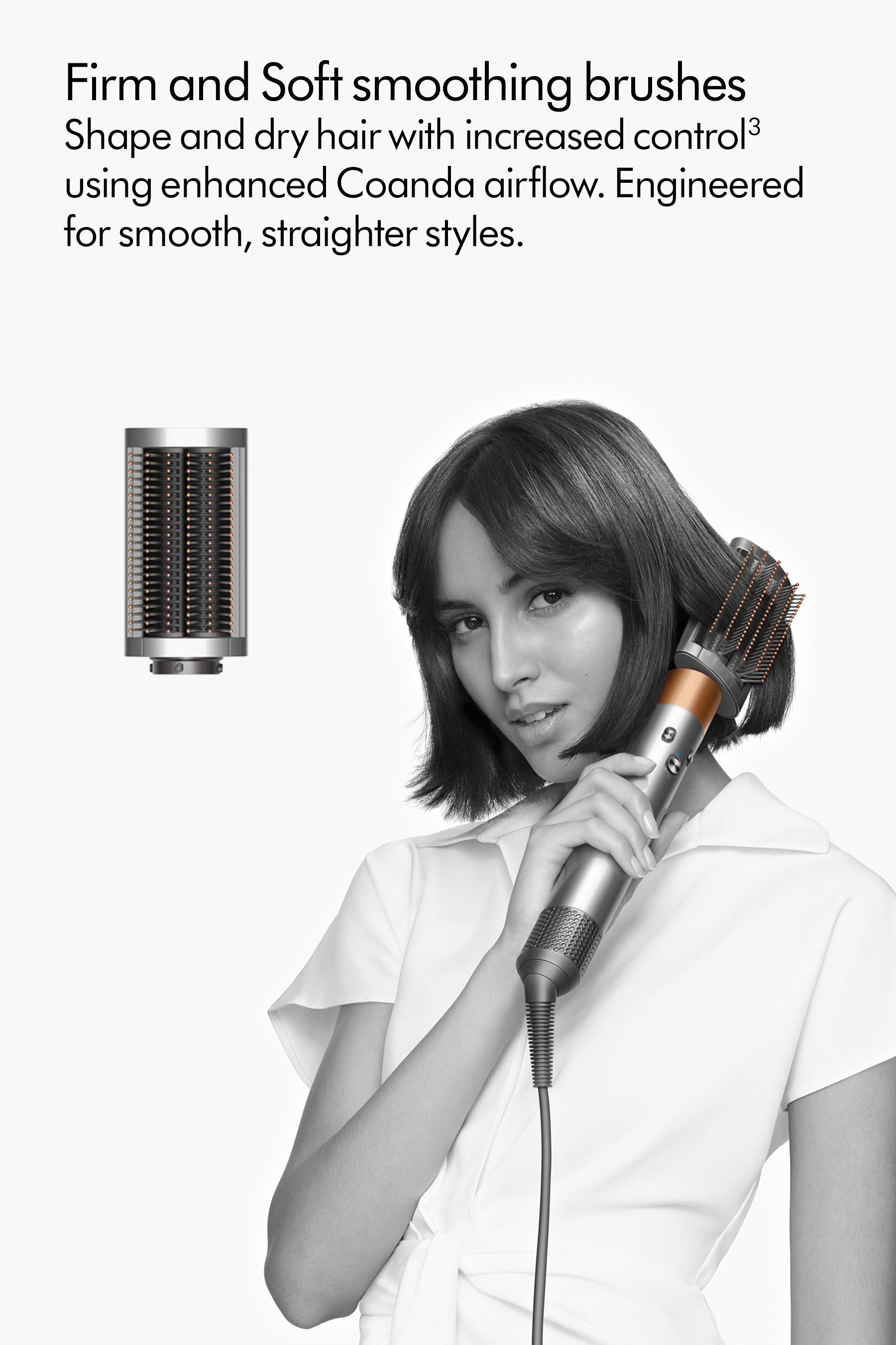 Dyson airwrap firm smoothing brush store