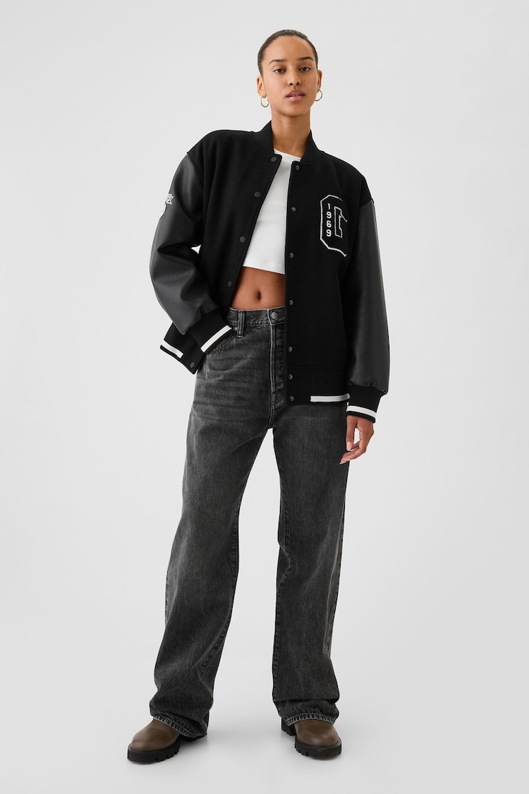 Buy Gap Washed Black 90s Loose Jeans from Next Luxembourg
