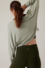 Athleta Light Green Cool Down Top - Image 2 of 5